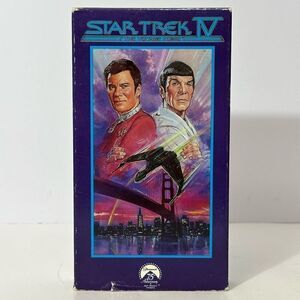 Star Trek IV: The Voyage Home VHS 1986